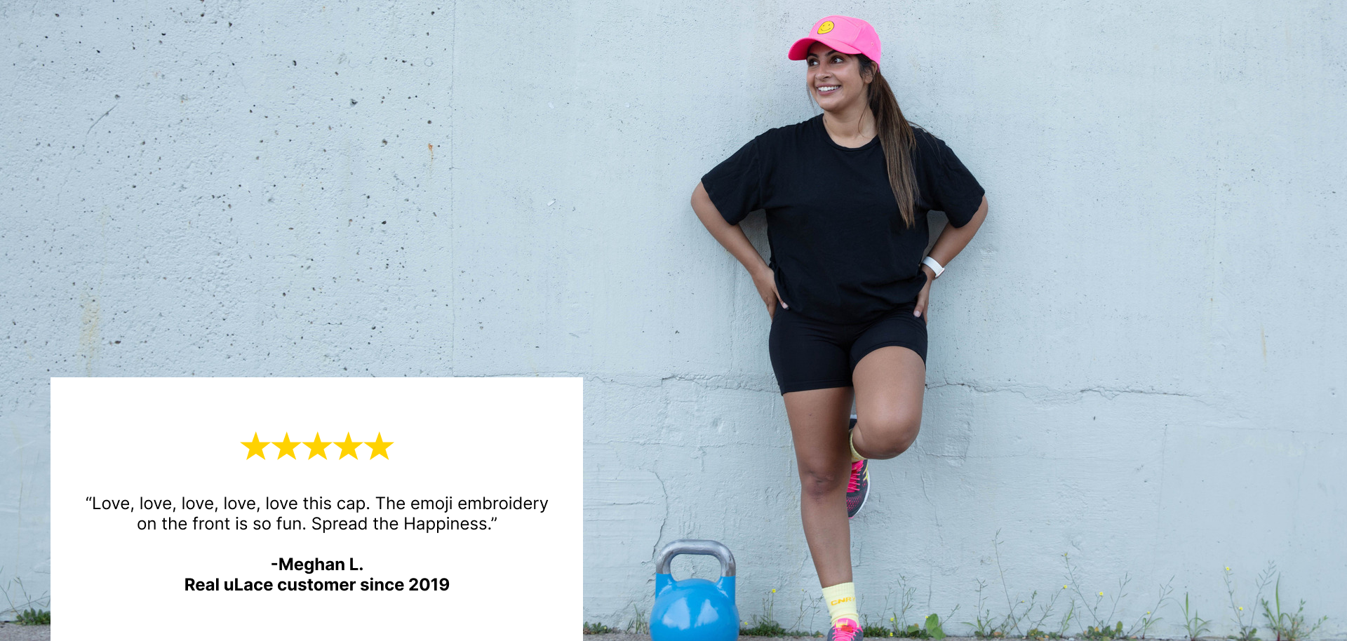 Ulace Performance Runners Cap - Heart/love Design