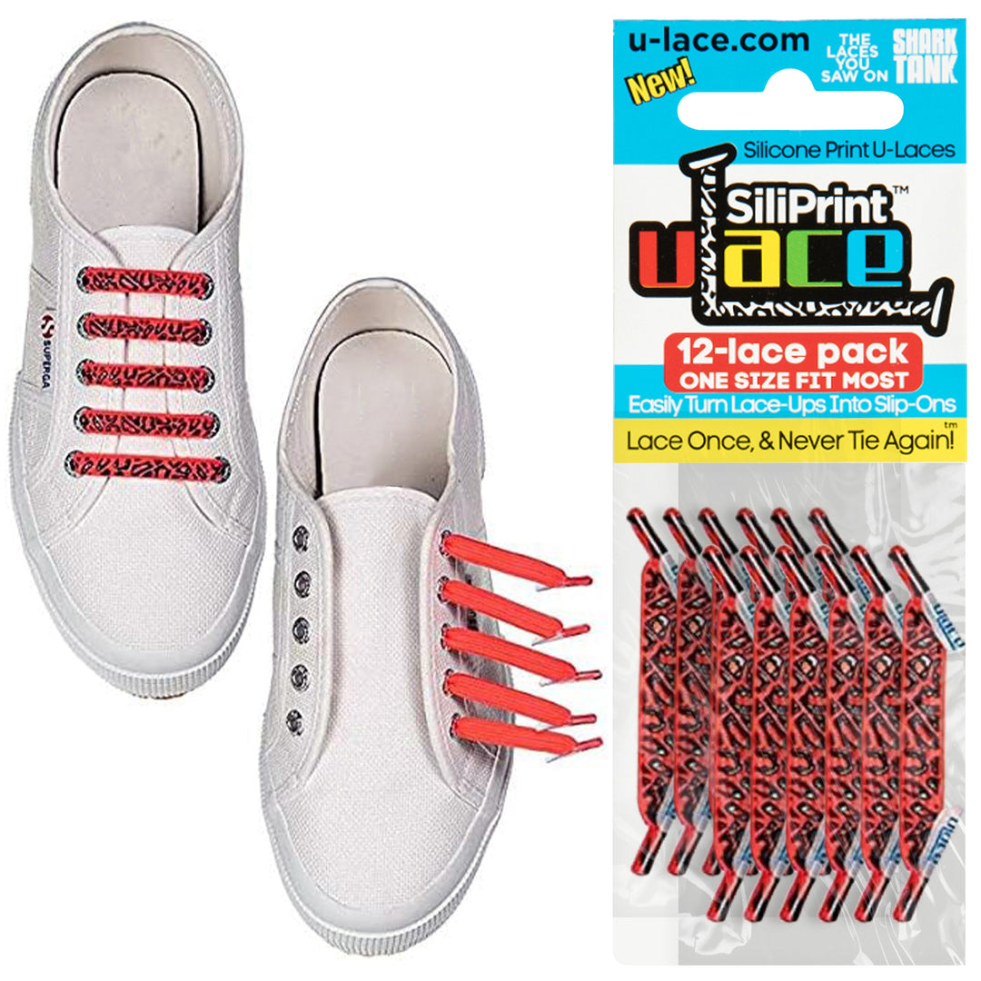 U-Lace Siliprint - Pink Leopard