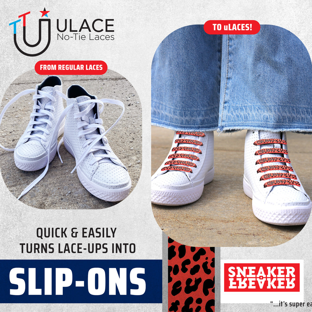 U-Lace Siliprint - Pink Leopard