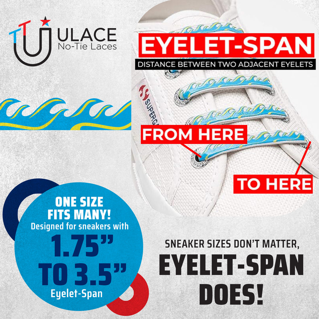 U-Lace Siliprint - Waves