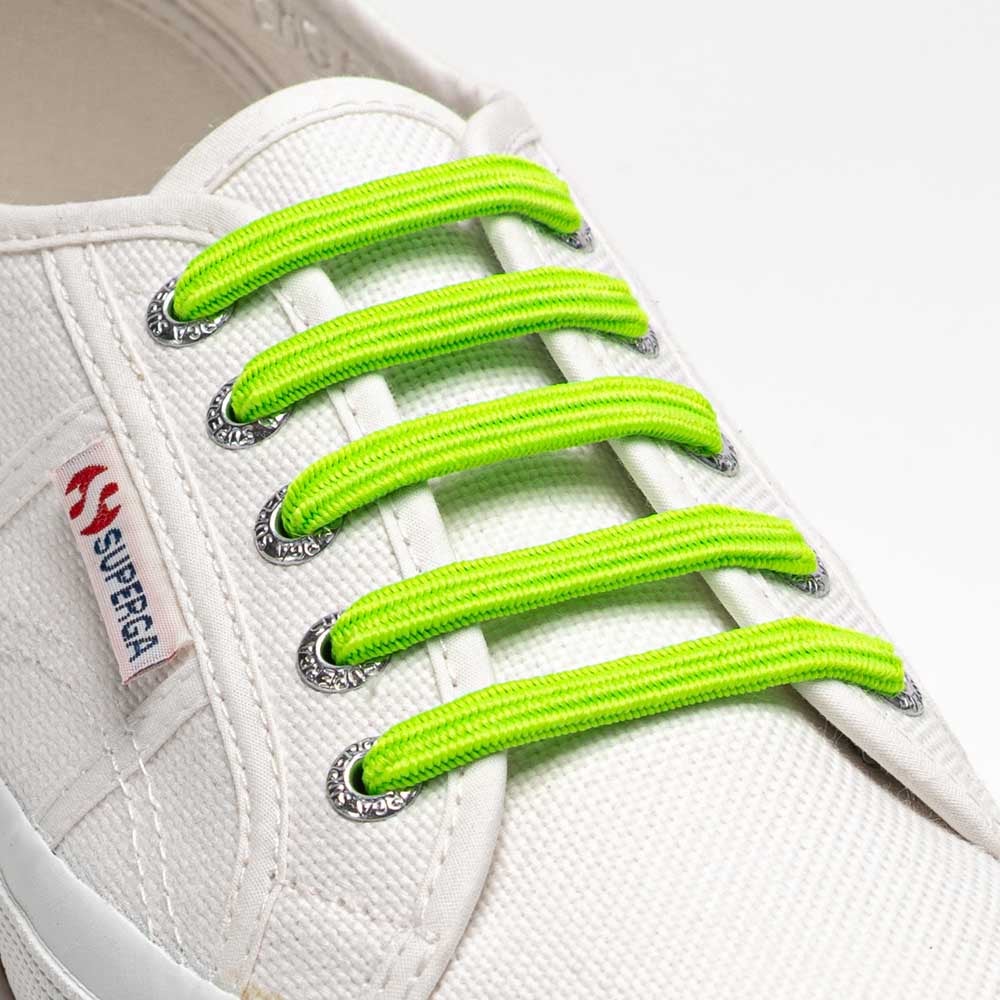 Kids Shoes Keep Shoelaces Tied Bright Green Shoe Laces That Stay