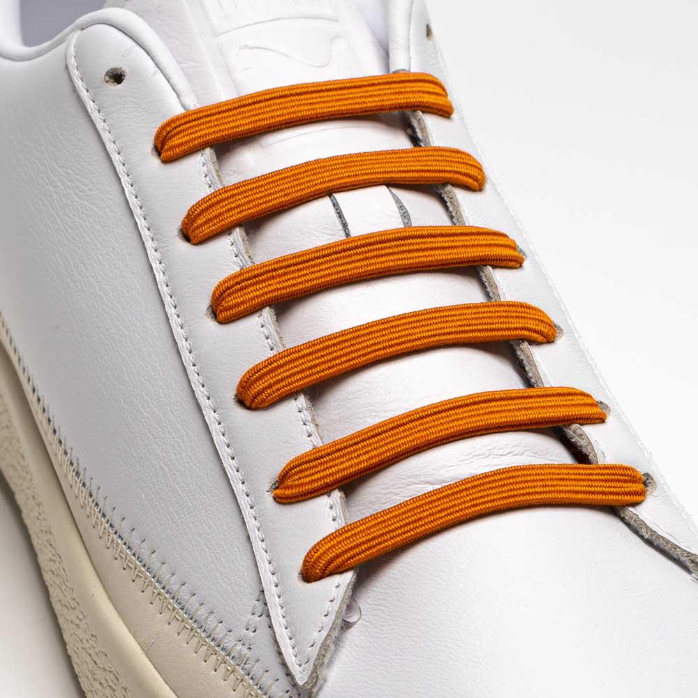 Dark Orange No Tie Shoe Laces - Classics | uLace U-Lace No-Tie Sneaker Laces Dark Orange No Tie Shoe Laces - Classics | uLace U-Lace No-Tie Sneaker Laces