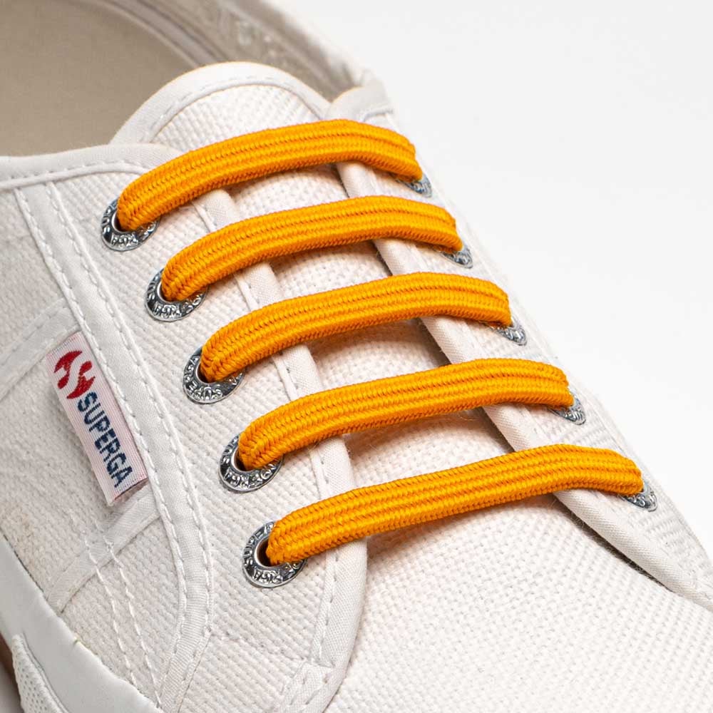 Bright Orange Tieless Laces for Kids - Kiddos | uLace U-Lace No-Tie Sneaker Laces Bright Orange Tieless Laces for Kids - Kiddos | uLace U-Lace No-Tie Sneaker Laces