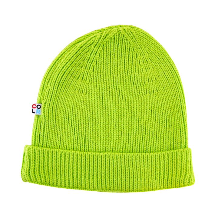 COLR by uLace Beanie - Bright Green