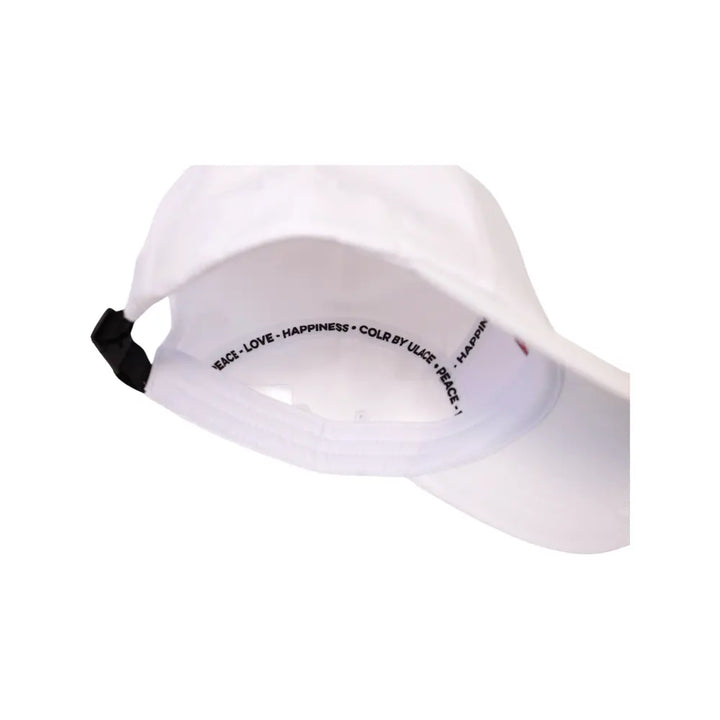 COLR by uLace Performance Runners Cap - Heart/Love Design - White