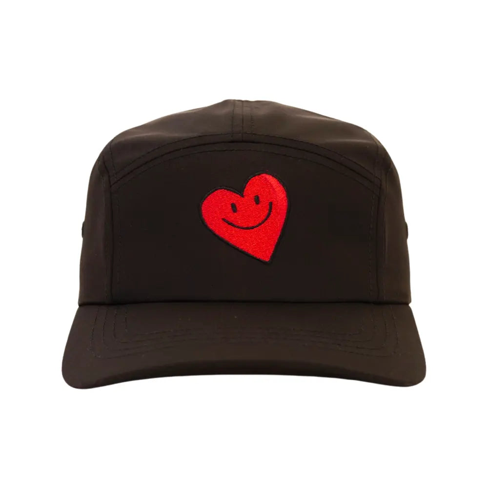 COLR by uLace Performance Runners Cap - Heart/Love Design - Black