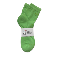 COLR By uLace Mid-Calf Socks - Deep Minty Green