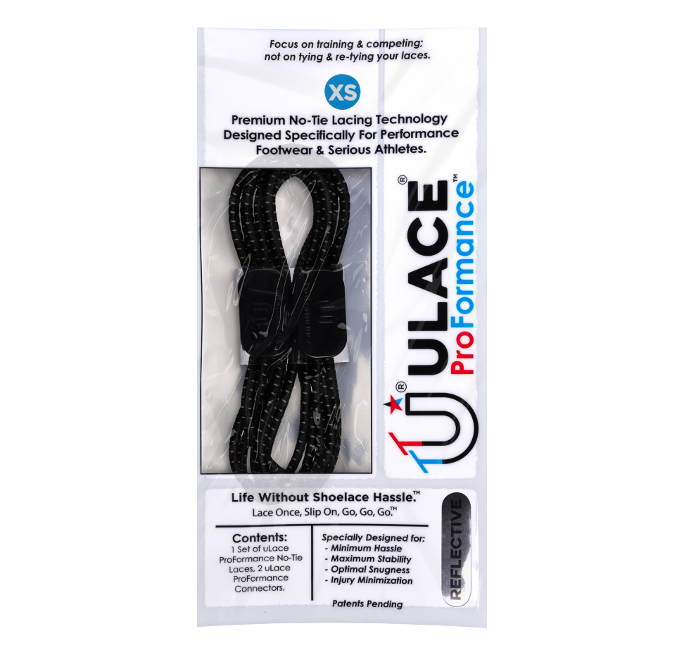 uLace ProFormance - Performance No-tie Laces - Black