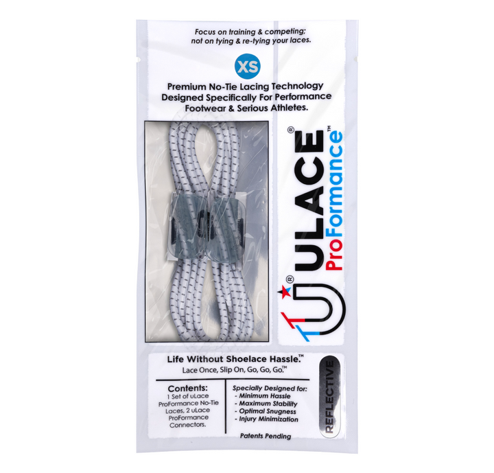 uLace ProFormance - Performance No-tie Laces - White