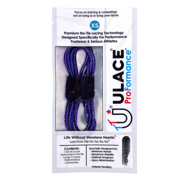 uLace ProFormance - Performance No-tie Laces - Bright Purple