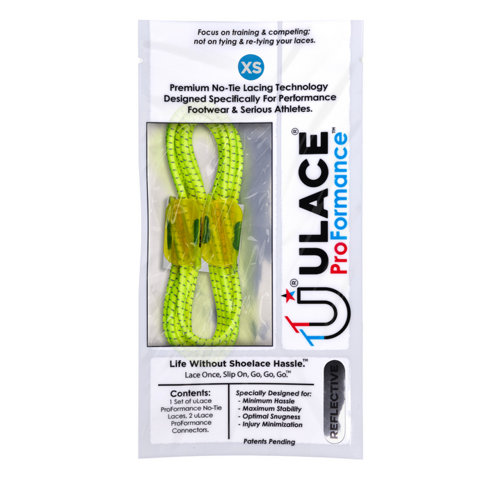 uLace ProFormance - Performance No-tie Laces - Neon Yellow