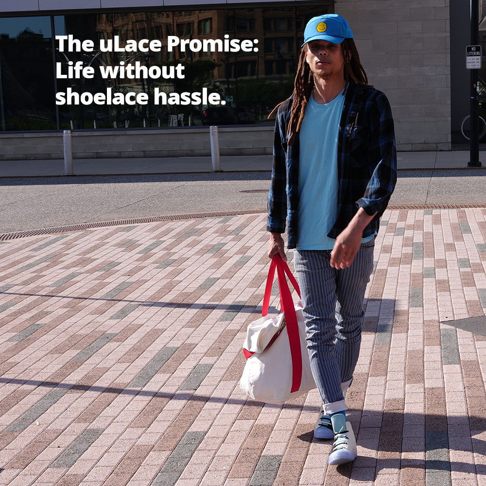 Unlace Best Light Gray Elastic Shoelaces - Slims | uLace – U-Lace No-Tie ...