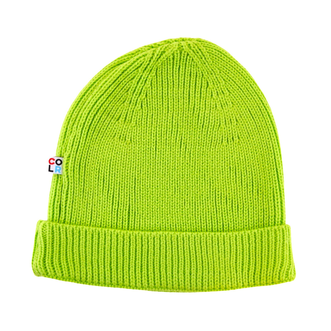 COLR by uLace Beanie - Bright Green