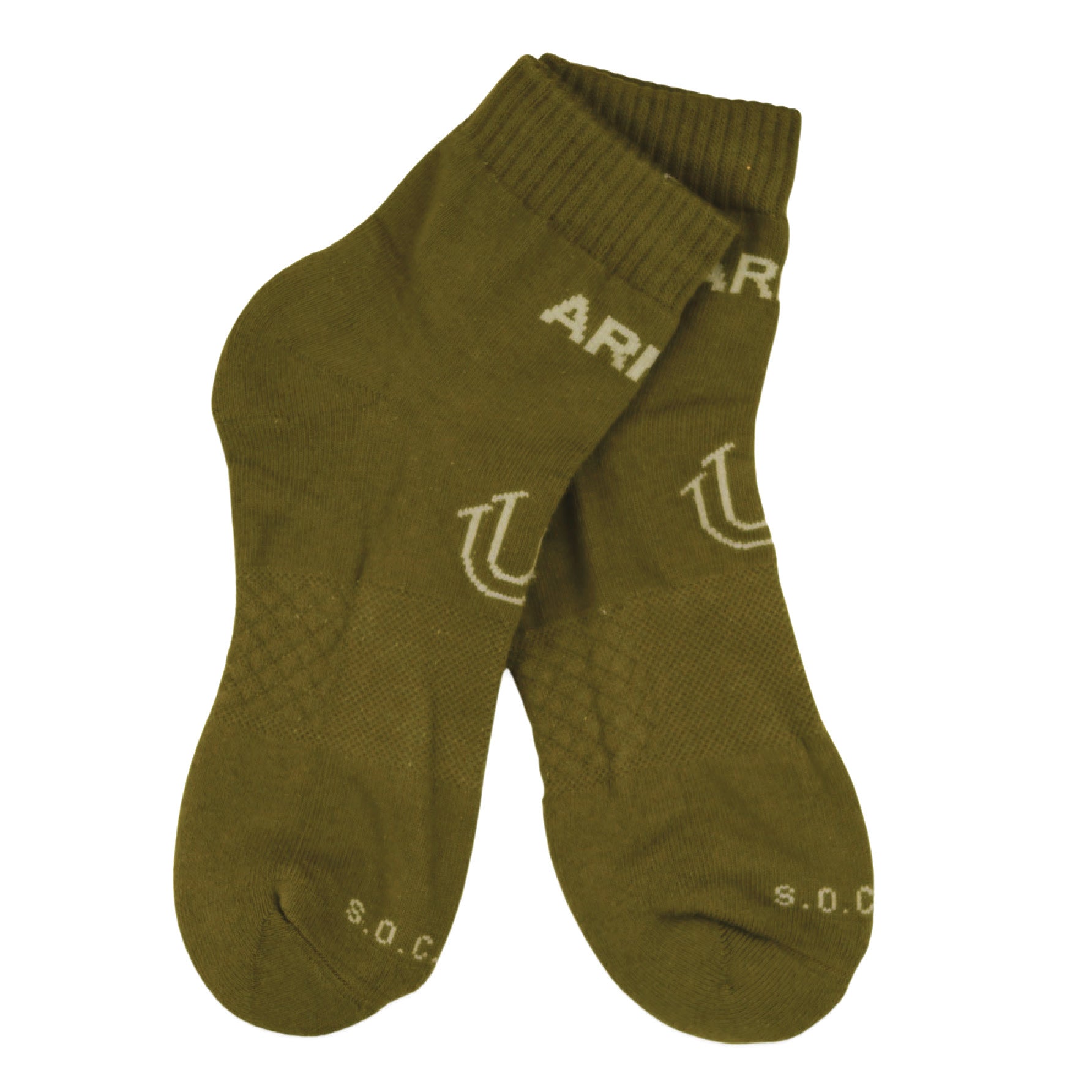 COLR By uLace Mid-Calf Socks - Army Green