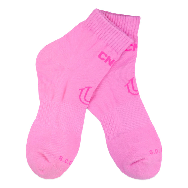 COLR By uLace Mid-Calf Socks - Cotton Candy Pink