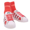 COLR By uLace Mid-Calf Socks - Coral