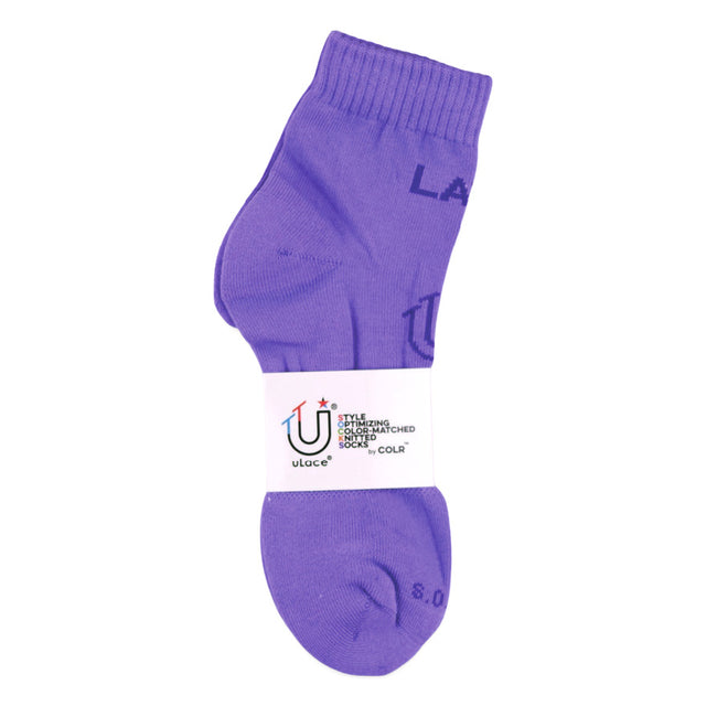 COLR By uLace Mid-Calf Socks - Lavender