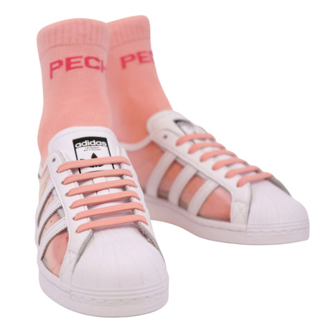 COLR By uLace Mid-Calf Socks - Peach