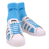 COLR By uLace Mid-Calf Socks - Sky Blue