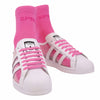 COLR By uLace Mid-Calf Socks - Shocking Pink