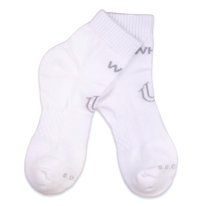 COLR By uLace Mid-Calf Socks - White