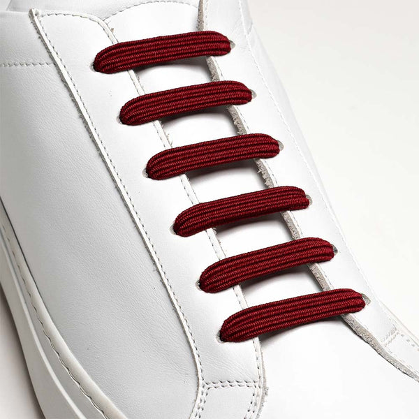 No Tie Burgundy Shoelaces Shorts uLace U Lace No Tie Sneaker Laces